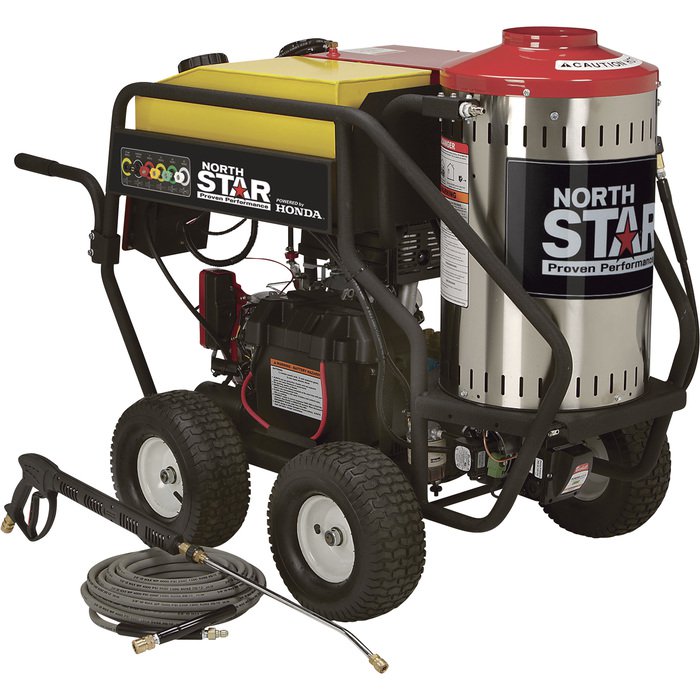 NorthStar 157310 Gas Wet Steam and Hot Water Pressure Washer - 3000 PSI 4.0 GPM Honda Engine Freight included